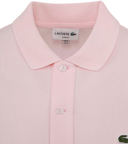 Lacoste poloshirt i pink piquén Product / Detail