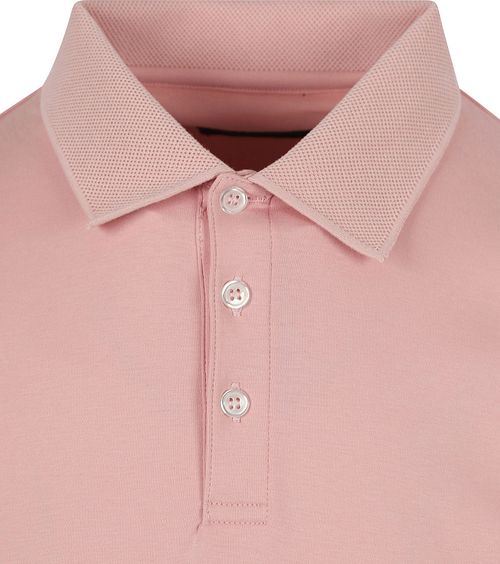 Suitable Flydende Polo-shirt Lyserød Product / Detail
