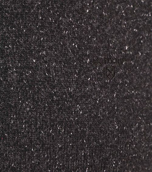 Maglione Barbour in lana d’agnello nero Product / Detail