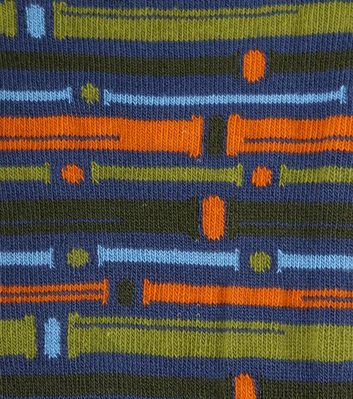 Passande Bambumönstersockor Multifärgade Product / Detail