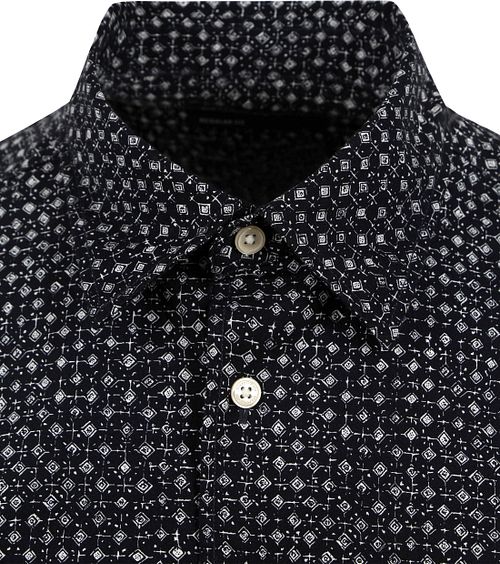 Camicia Marc O'Polo a maniche corte con stampa navy Product / Detail