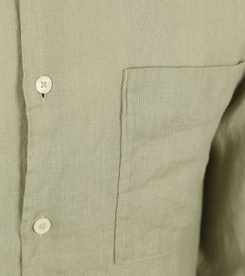 Marc O'Polo Overhemd Linnen Groen Product / Detail