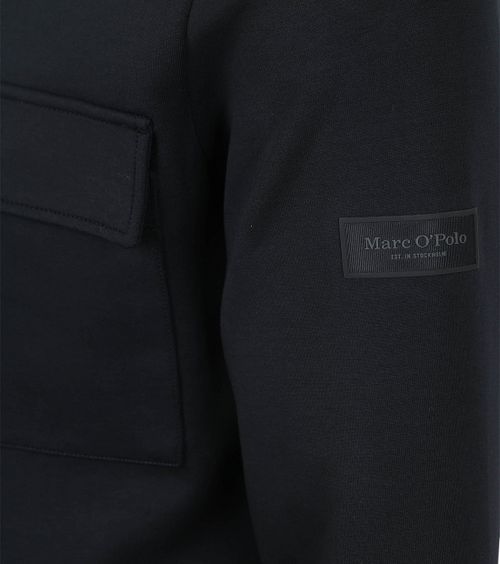 Marc O'Polo Scuba Interlock Overshirt Blå Product / Detail