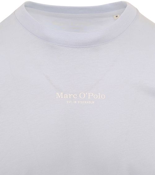 Marc O'Polo T-skjorte Logo Lyseblå Product / Detail