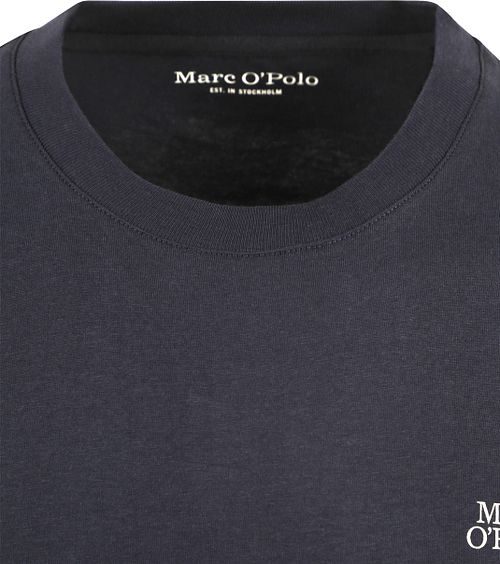 Marc O'Polo Langermet T-skjorte Marineblå Product / Detail