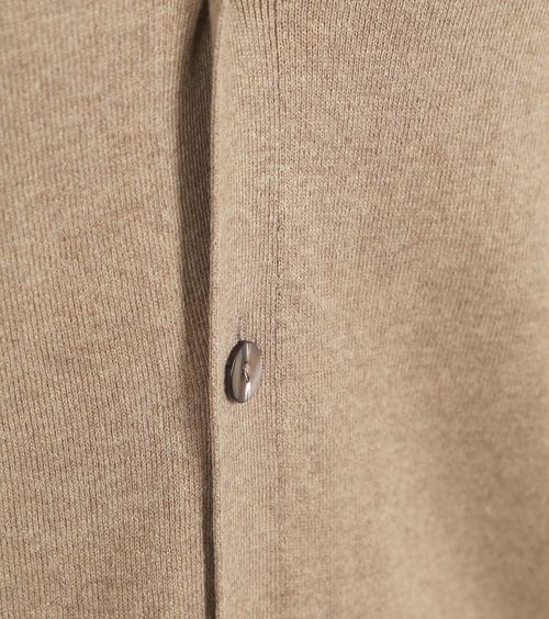 Chaleco Steppin' Out de algodón y cachemira en camel Product / Detail