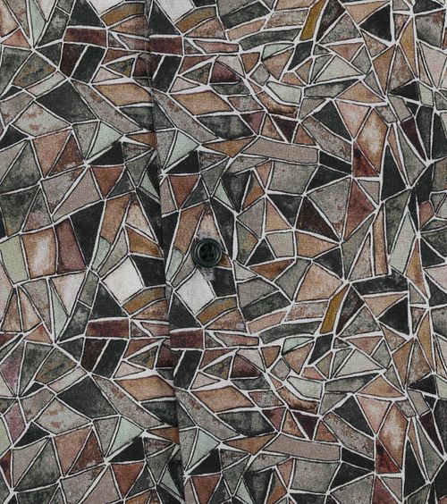 Suitable Chemise Col Américain Triangles Product / Detail