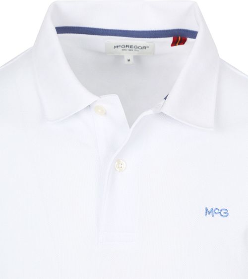 McGregor Piqué Polo Hvit Product / Detail