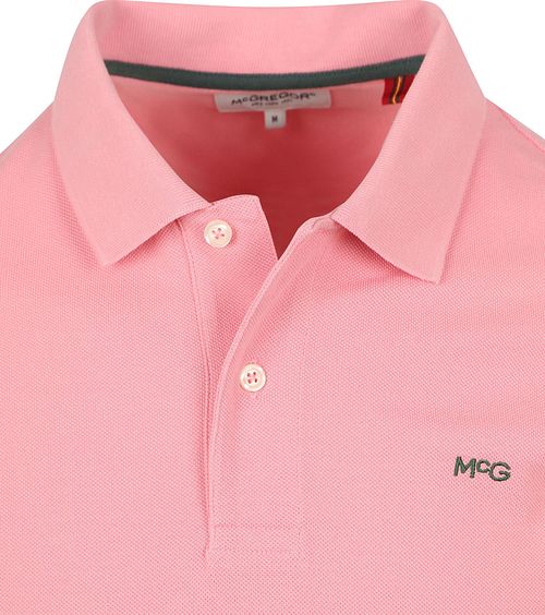 McGregor Piqué Polo Roze Product / Detail