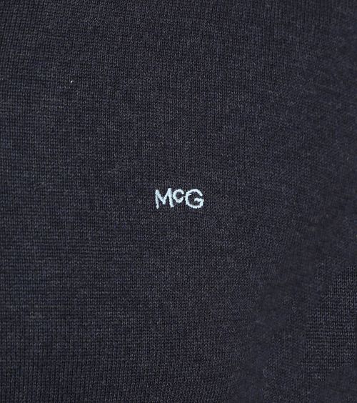 Sweter McGregor z dekoltem w serek w kolorze granatowym Product / Detail