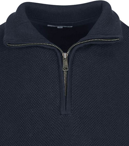 McGregor sweter z półgolfem Half Zip z mieszanki wełny merino, granatowy Product / Detail