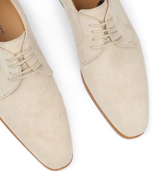 Melik Schuh Perla Suede Beige Product / Detail