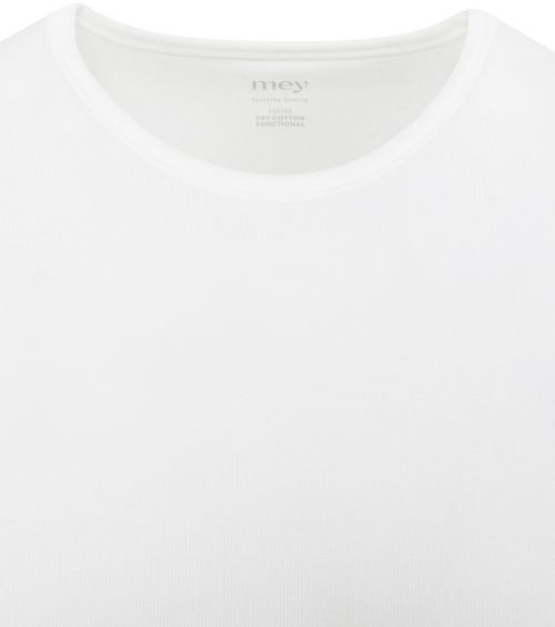 Mey T-Shirt z okrągłym dekoltem Dry Cotton Biały Product / Detail