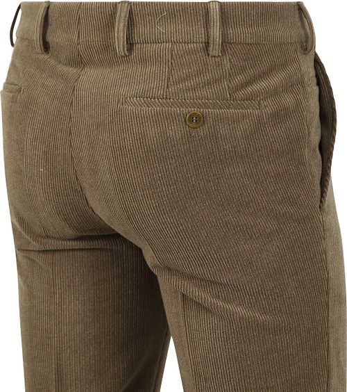Meyer Chino Roma i Vævet Corduroy i Olivengrøn Product / Detail