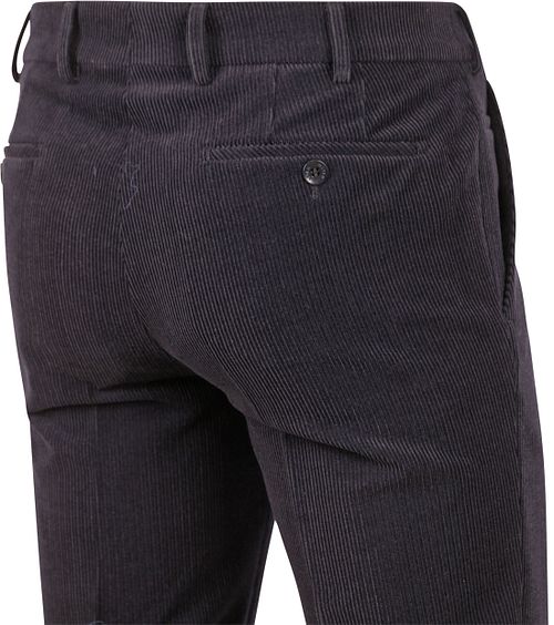 Meyer chino Roma z wełnianego sztruksu w kolorze granatowym Product / Detail
