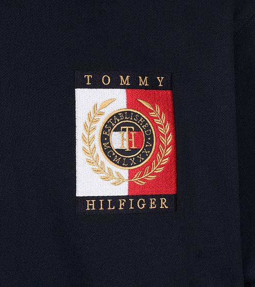 Tommy Hilfiger Big and Tall Sweater Zipper Mørkeblå Product / Detail