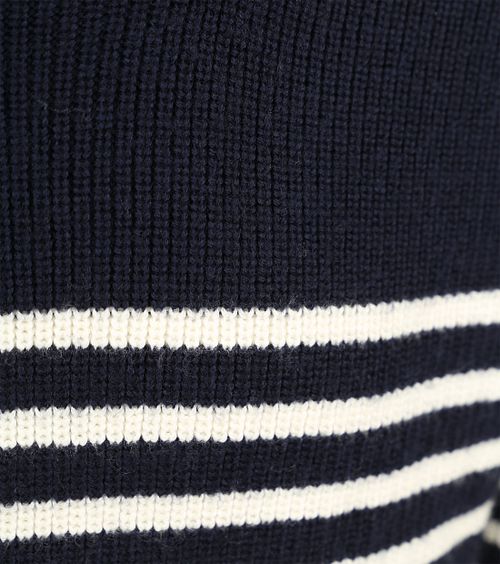 KnowledgeCotton Apparel Pullover Wol Marine Halfzip Product / Detail