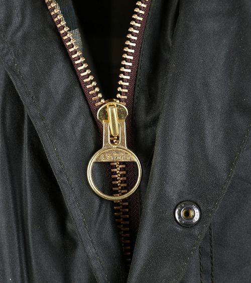 Barbour Border Vaxjacka Grön Product / Detail