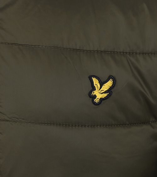 Lyle & Scott Quilted Jacket in Dark Green Product / Detail