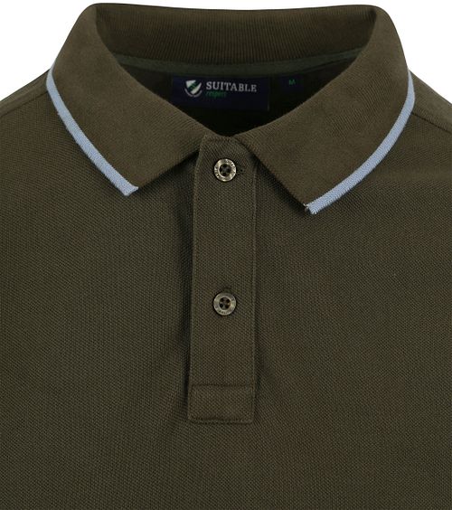 Suitable Respekta Polo Topp Olivgrön Product / Detail