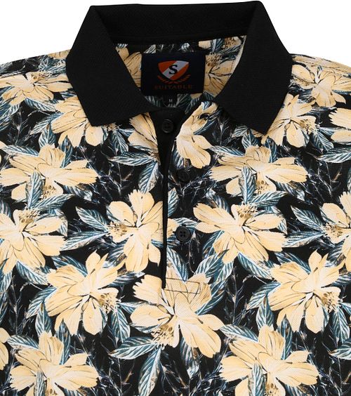 Suitable Polo Floral Bleu Foncé Navy Product / Detail