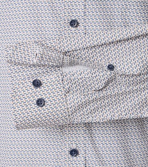 Casa Moda Overhemd Squared Circle Blauw Product / Detail