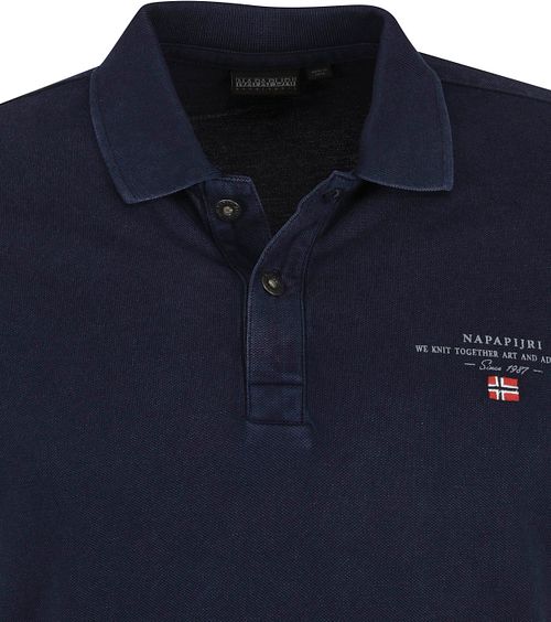 Napapijri Polo Elbas Marinblå Product / Detail
