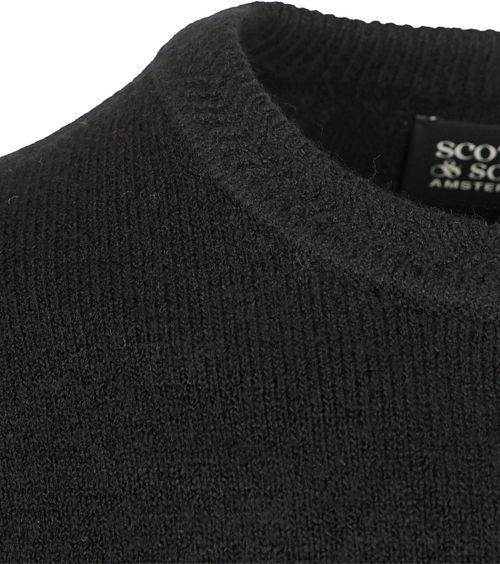 Jersey de punto suave Scotch and Soda negro Product / Detail