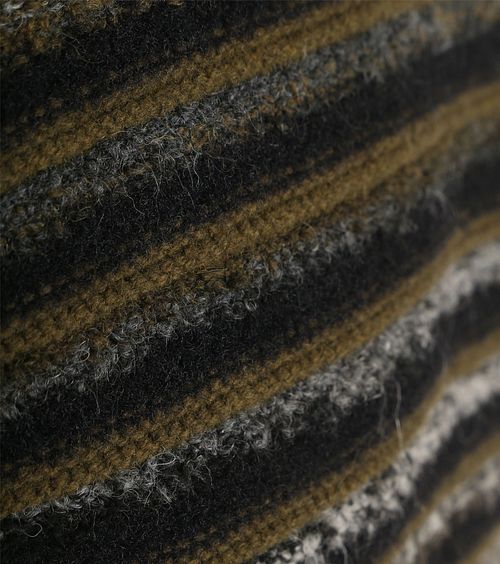Pullover BOSS Aturn in misto lana a righe nero Product / Detail