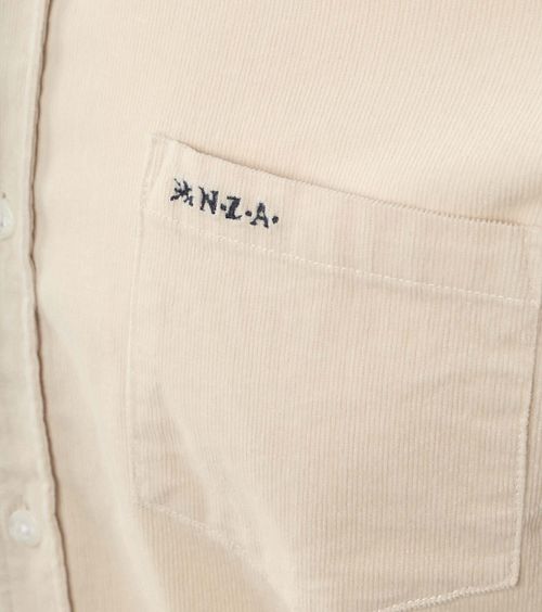 NZA Chemise Omar Fine Corduroy Ecru Product / Detail