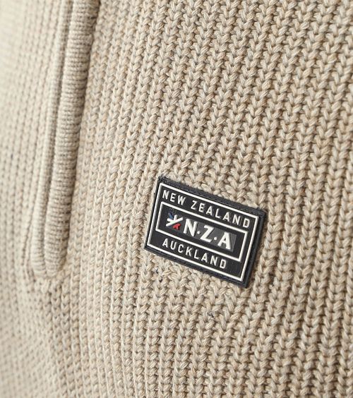 Maglione NZA Half Zip Drake écru Product / Detail