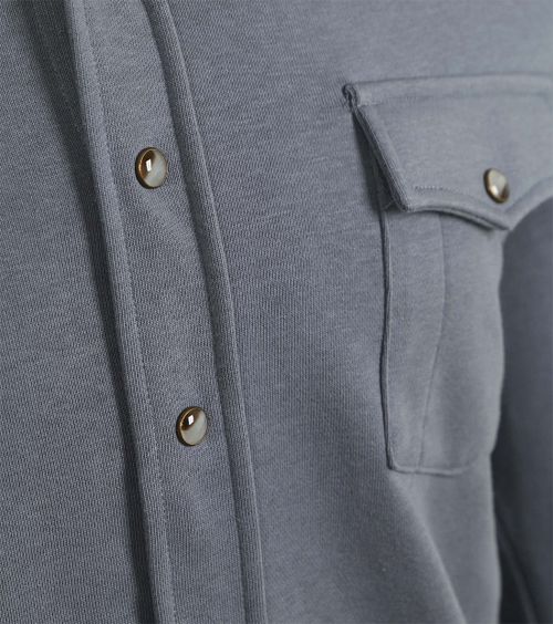 Profuomo Overshirt Western Jersey Niebieski Product / Detail