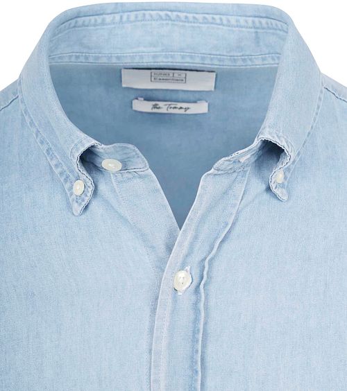 King Essentials Koszula dżinsowa The Tommy Chambray jasnoniebieska Product / Detail