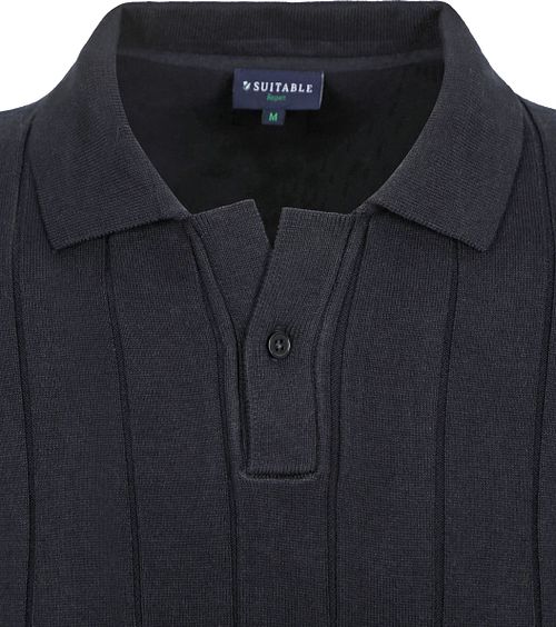 Suitable Respect Polo Drop Needle granatowy Product / Detail