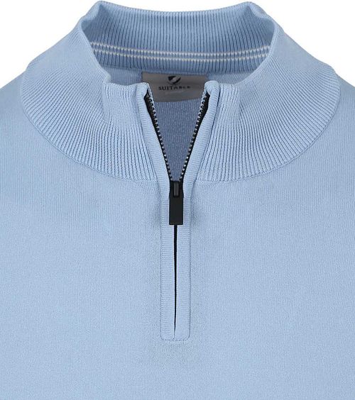 Suitable Race sweter Half Zip jasnoniebieski Product / Detail