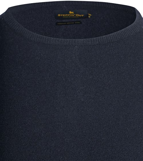 Sweter Steppin' Out z kaszmiru w kolorze granatowym Product / Detail