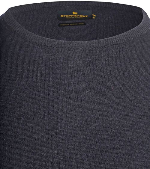 Sweter Steppin' Out z wełny merino granatowy Product / Detail