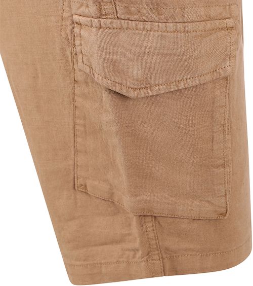 No Excess Cargo Short Linnen Beige Product / Detail