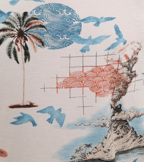T-Shirt No Excess con estampado en ecru Product / Detail