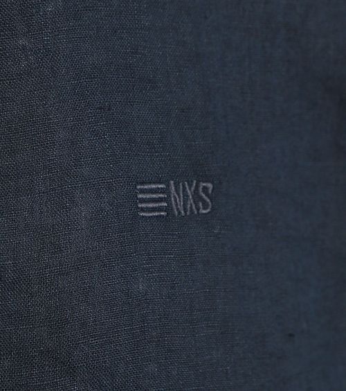 No Excess Shirt Linen Navy Product / Detail