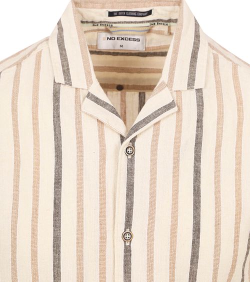 No Excess Short Sleeve Chemise De Lin Ecru Product / Detail