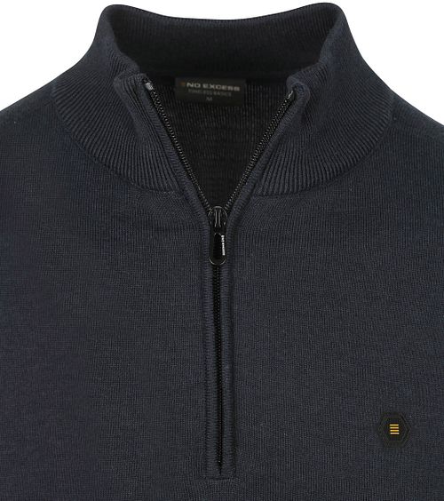 No Excess Half Zip Trui Navy Product / Detail