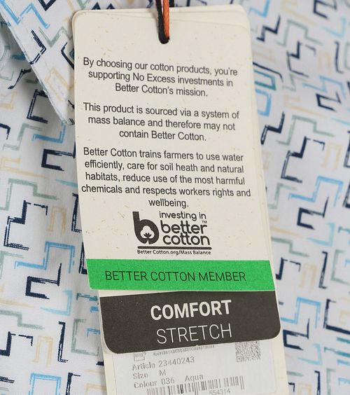 No Excess Shirt Weiß Mehrfarbiger Druck Product / Detail