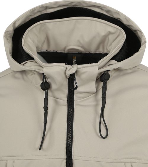 No Excess Jacka Halvlång med Huva Beige Product / Detail