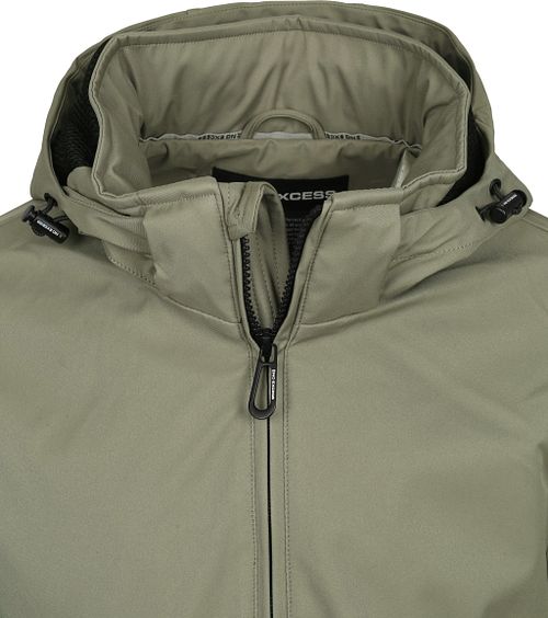 No Excess Jakke med hætte i Army Product / Detail