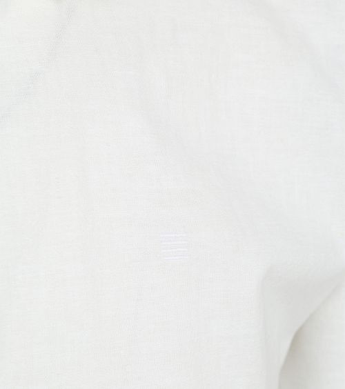 No Excess Kortærmet Skjorte i Linnedblanding Hvid Product / Detail