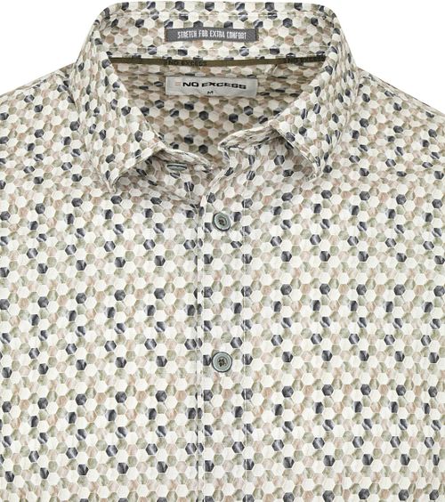 No Excess Overhemd Patroon Groen Product / Detail