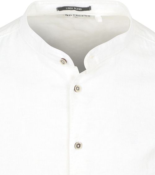 No Excess Overhemd Linnen Blend Wit Product / Detail