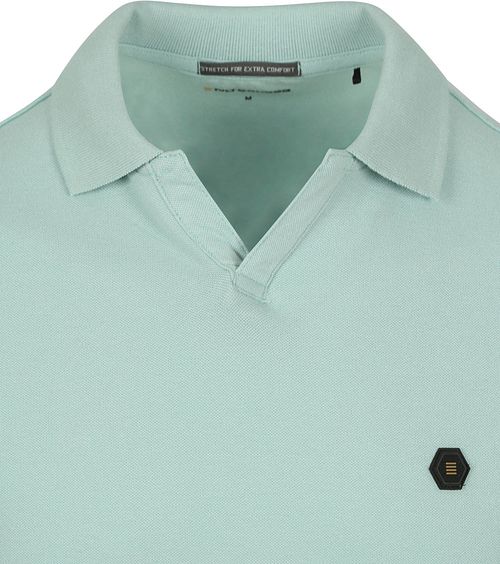 No Excess Poloshirt Riva Solid Turkis Product / Detail