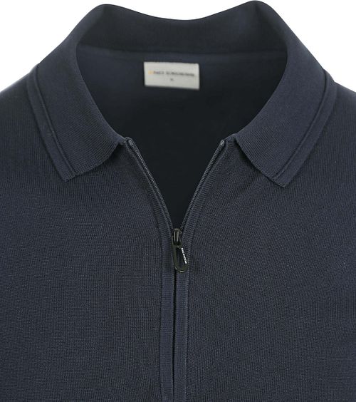 No Excess Polo z krótkim zamkiem, granatowe Product / Detail